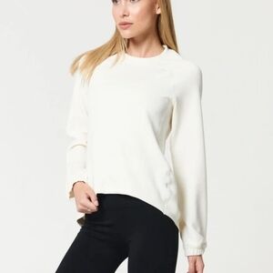 NUX Active Ultra Soft Relaxed Fit Crew Neck light grey medium